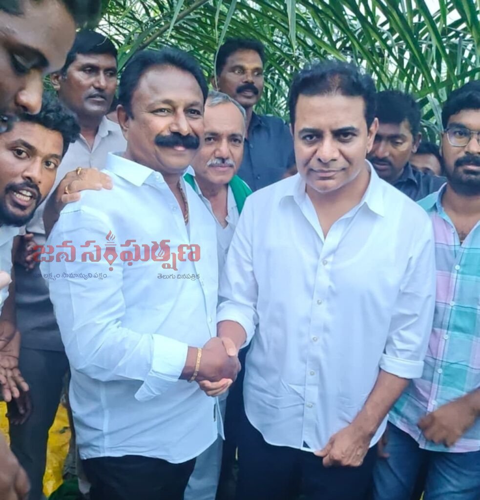 కాంగ్రెస్ వైఫల్యాలను కేటీఆర్‌కు వివరించిన కొండి కుమార్ స్వామి