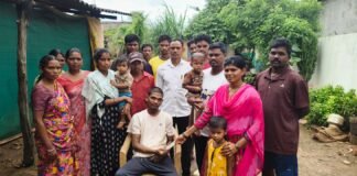బైక్ నడిపేటప్పుడు హెల్మెట్ తప్పనిసరి: సర్పంచ్ సుమలత పిలుపు