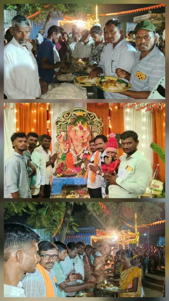 తగ్గేల్లి లో ఘనంగా శ్రీరామ గణేష్ మండలి అన్నదానం
